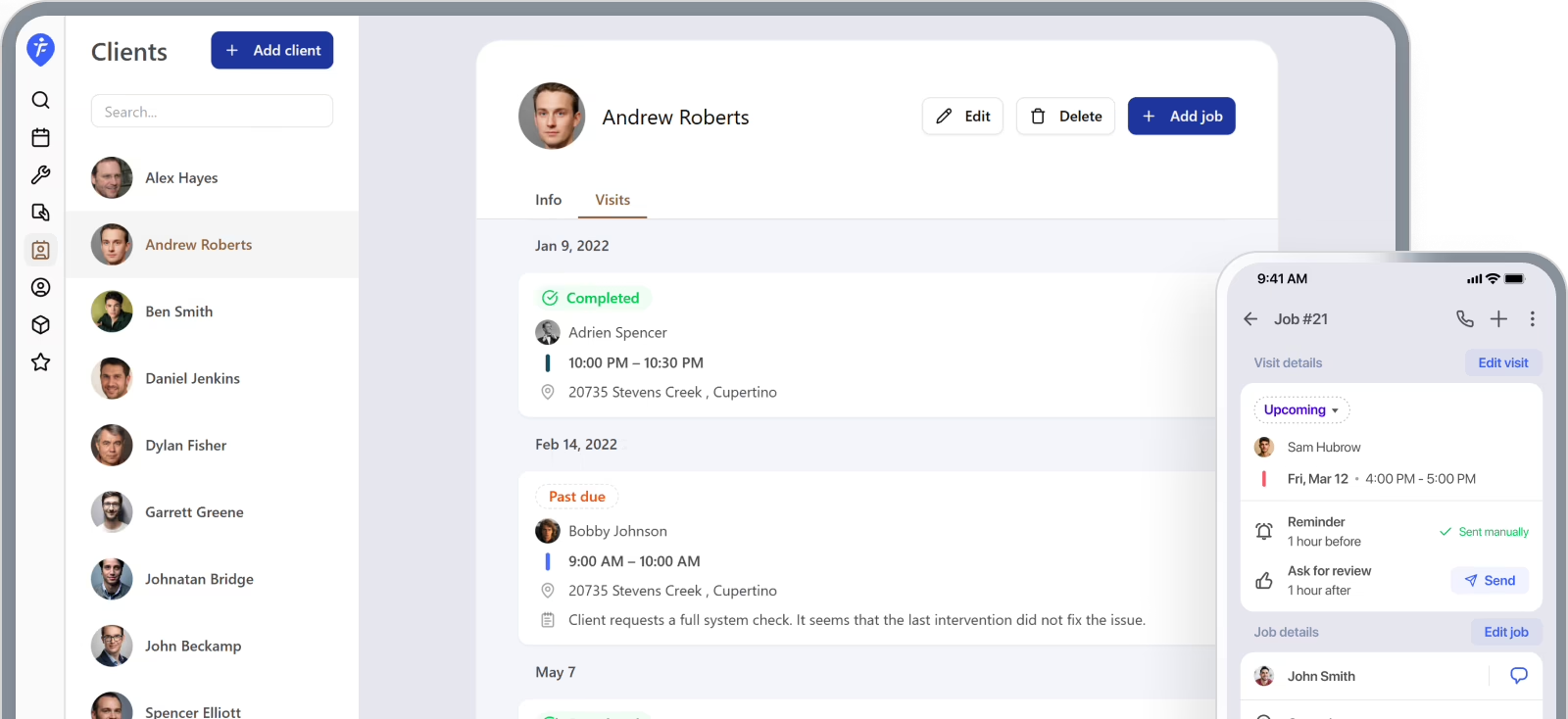 The free scheduling app for one-person service business