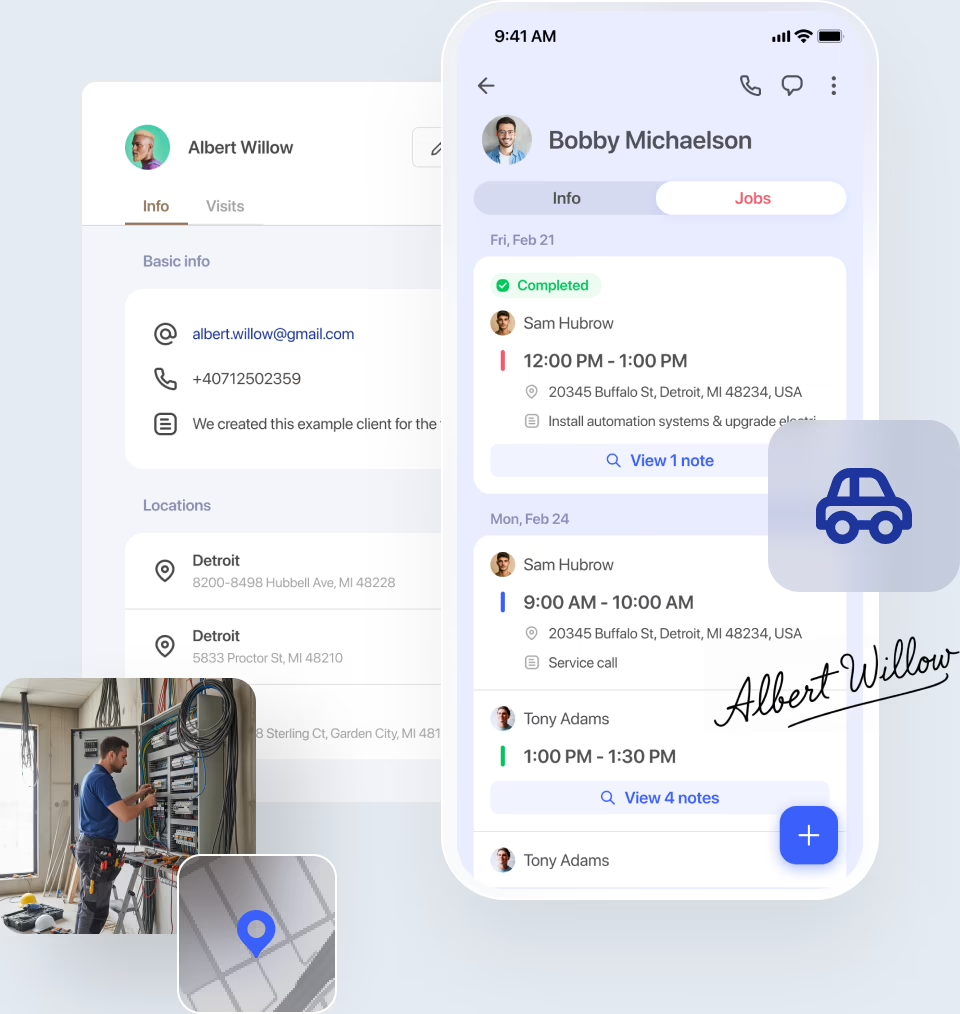 Organized client history at your fingertips