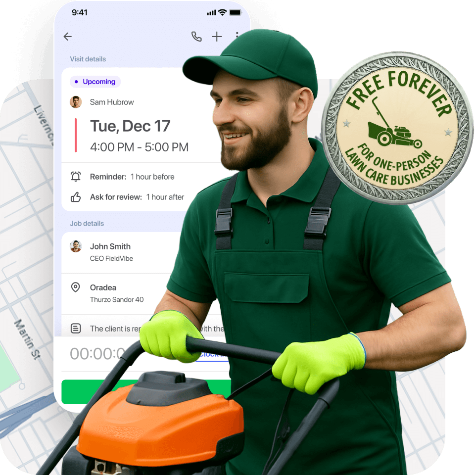 Free lawn care scheduling software