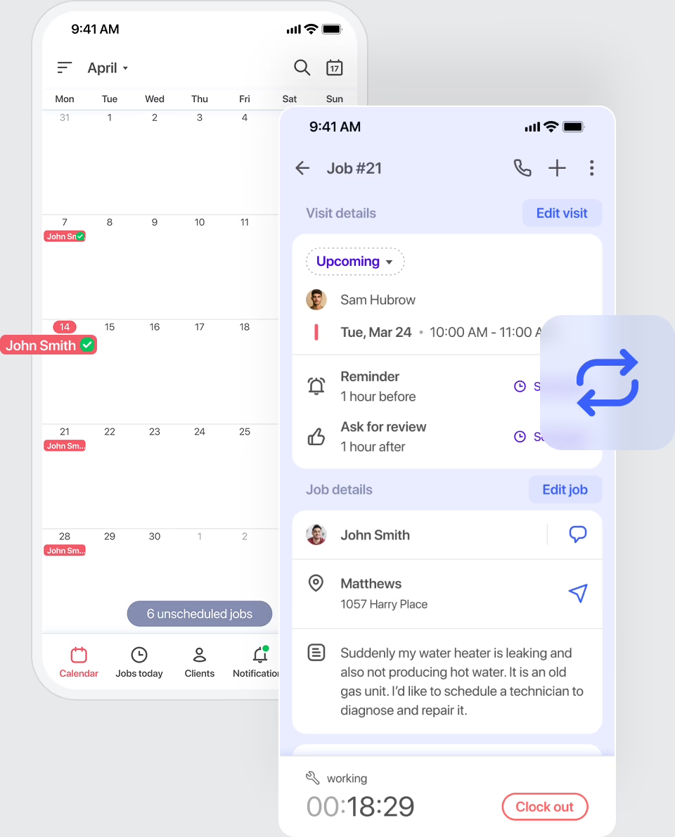 Easy job scheduling for urgent calls