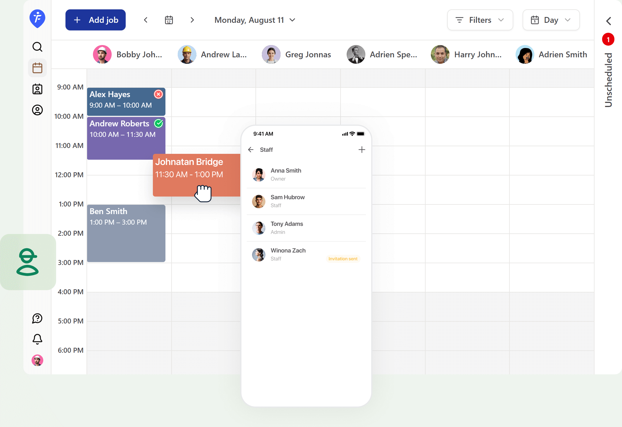 Simple crew management for lawn care pros