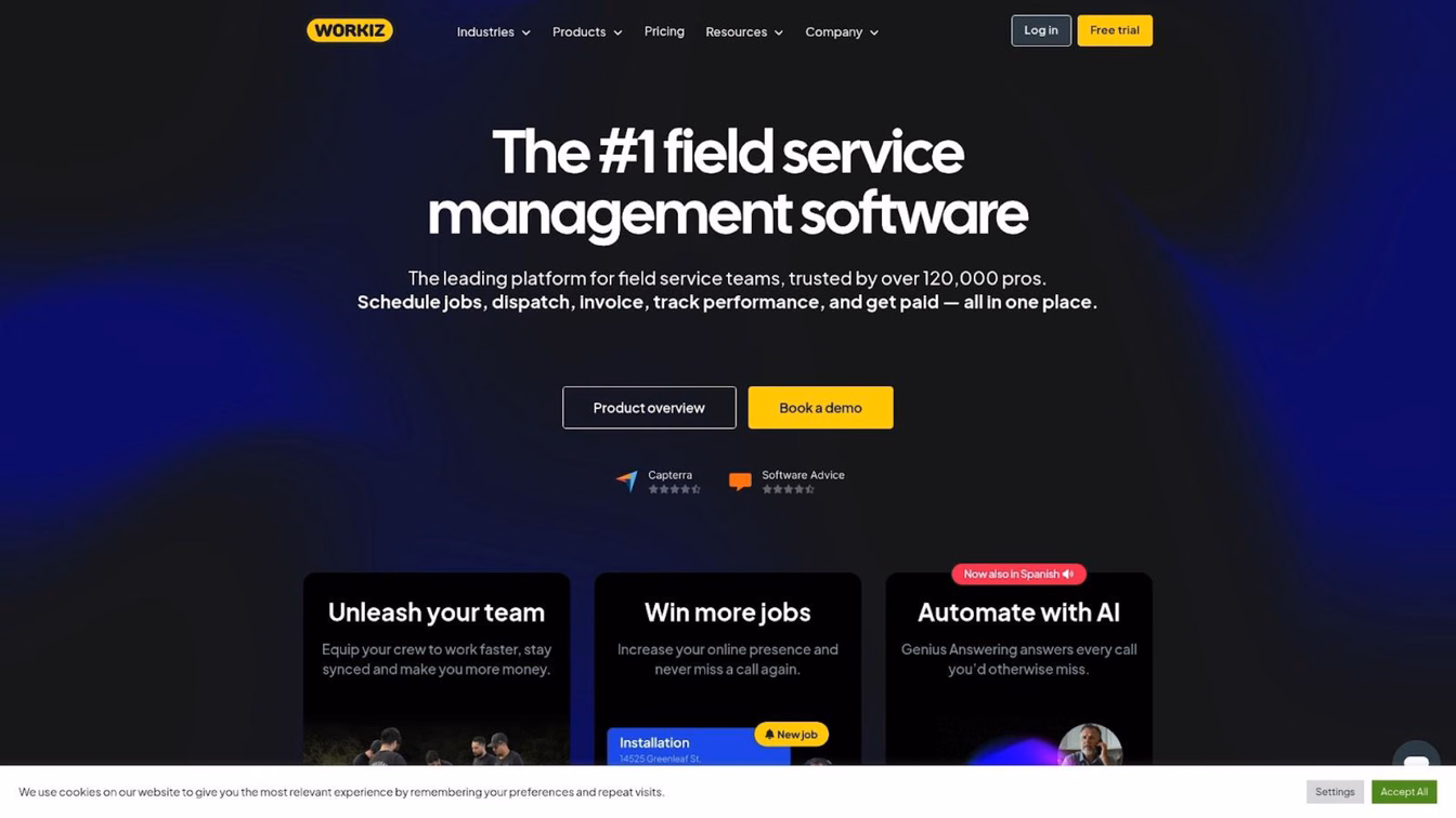 Workiz field service software for growing teams