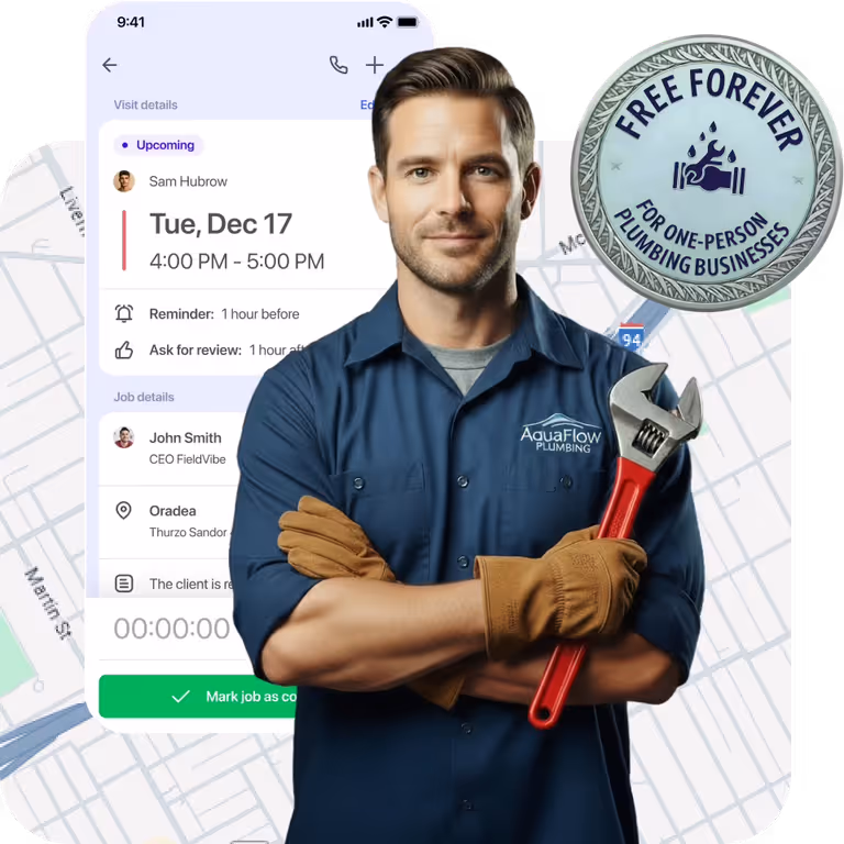 Free plumbing scheduling software