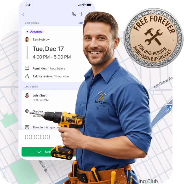 Free handyman scheduling software