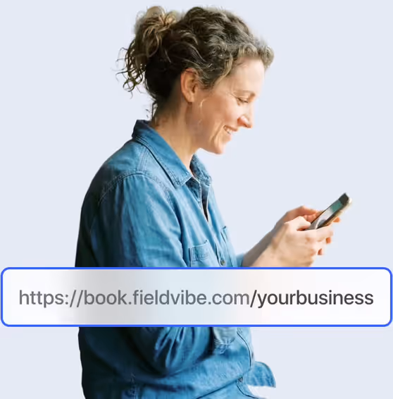 Sharing a FieldVibe booking link