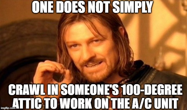 HVAC memes FieldVibe field service managements software