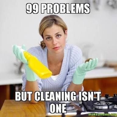 Cleaning memes FieldVibe field service management software