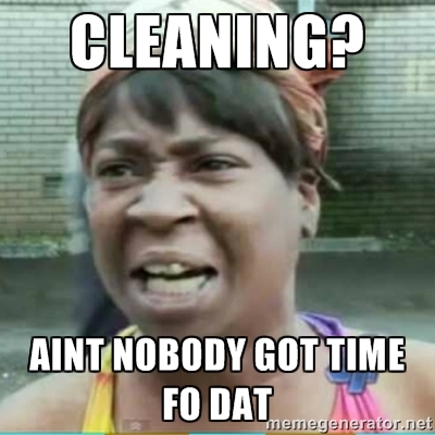 Cleaning memes FieldVibe field service management software