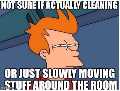 Cleaning memes FieldVibe field service management software